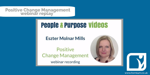 Positive Change Management webinar replay